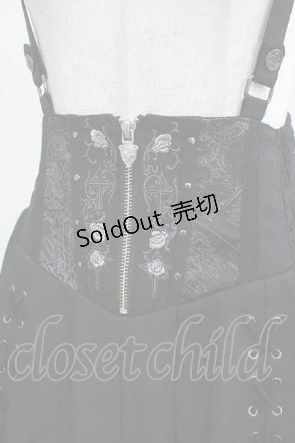 画像5: Ozz oneste / Pirates Roseロングスカート  黒 H-25-11-07-009-OO-SK-KB-ZH (5)