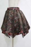 画像2: Qutie Frash / 和柄パニエスカート  黒 H-25-11-07-016-QU-SK-KB-ZH (2)