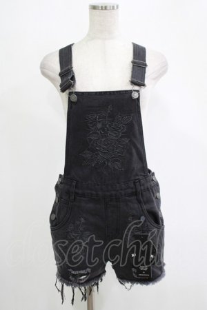 画像: KILL STAR /ACKBELL DENIM OVERALLS XS ブラック H-25-11-07-022-SL-PA-KB-ZH