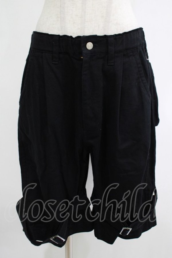 画像1: MILKBOY / STRAP BONDAGE PANTS  ブラック H-25-11-07-023-MB-PA-KB-ZH (1)