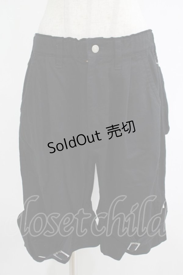 画像1: MILKBOY / STRAP BONDAGE PANTS  ブラック H-25-11-07-023-MB-PA-KB-ZH (1)