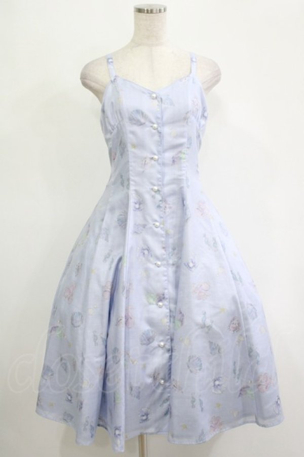 画像1: Emily Temple cute / Mystical Seaフレアワンピース  モーヴパープル H-25-11-07-003-ET-OP-KB-ZT467 (1)