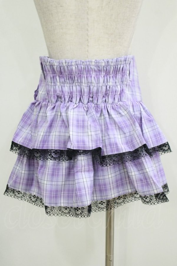 画像3: QOOZA / Kuromi mini skirt  ラベンダー H-25-11-08-029-PU-SK-KB-ZH (3)