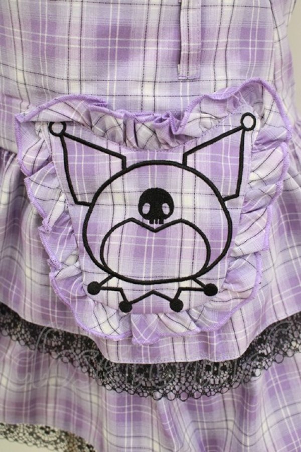 画像4: QOOZA / Kuromi mini skirt  ラベンダー H-25-11-08-029-PU-SK-KB-ZH (4)