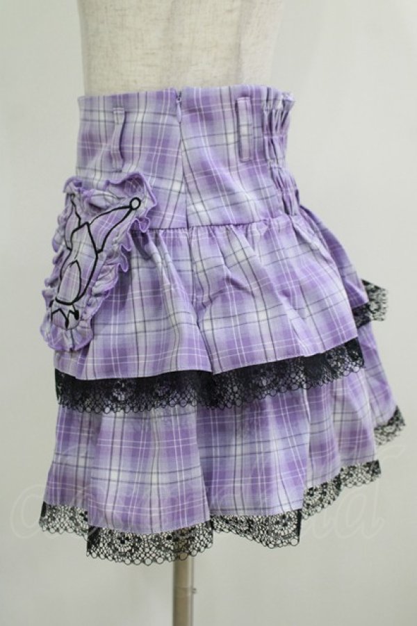 画像2: QOOZA / Kuromi mini skirt  ラベンダー H-25-11-08-030-PU-SK-KB-ZH (2)