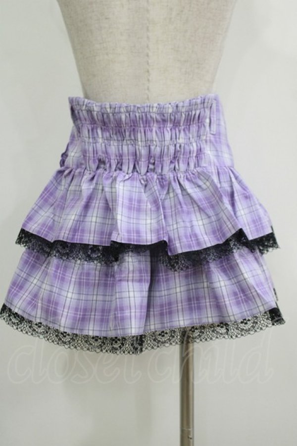 画像3: QOOZA / Kuromi mini skirt  ラベンダー H-25-11-08-031-PU-SK-KB-ZH (3)