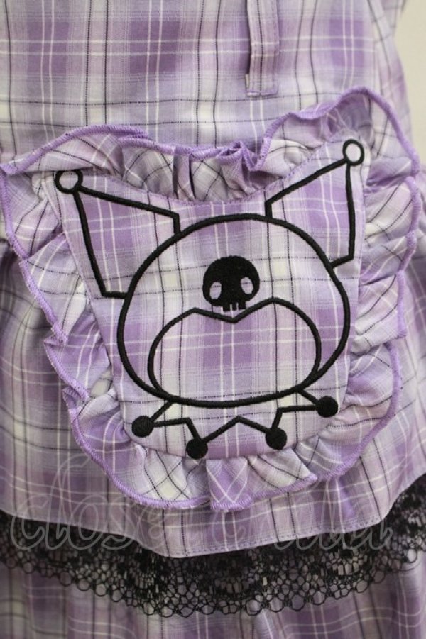 画像4: QOOZA / Kuromi mini skirt  ラベンダー H-25-11-08-031-PU-SK-KB-ZH (4)