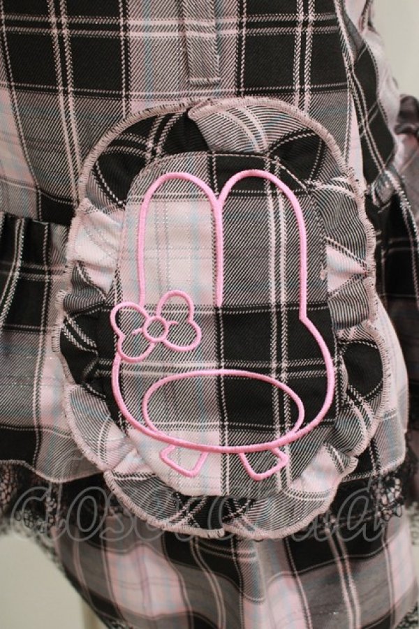 画像4: QOOZA / My Melody mini skirt  ピンク H-25-11-08-035-PU-SK-KB-ZH (4)