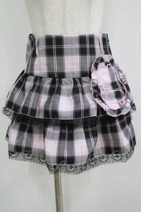 画像1: QOOZA / My Melody mini skirt  ピンク H-25-11-08-036-PU-SK-KB-ZH (1)