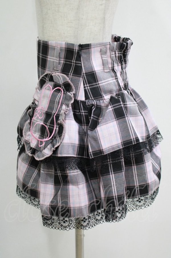 画像2: QOOZA / My Melody mini skirt  ピンク H-25-11-08-037-PU-SK-KB-ZH (2)