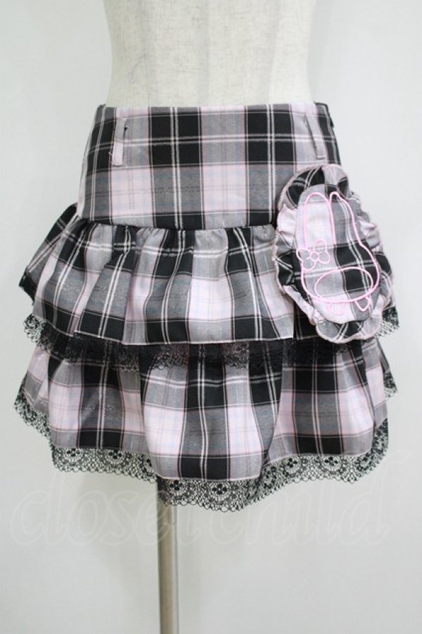画像1: QOOZA / My Melody mini skirt  ピンク H-25-11-08-039-PU-SK-KB-ZH (1)
