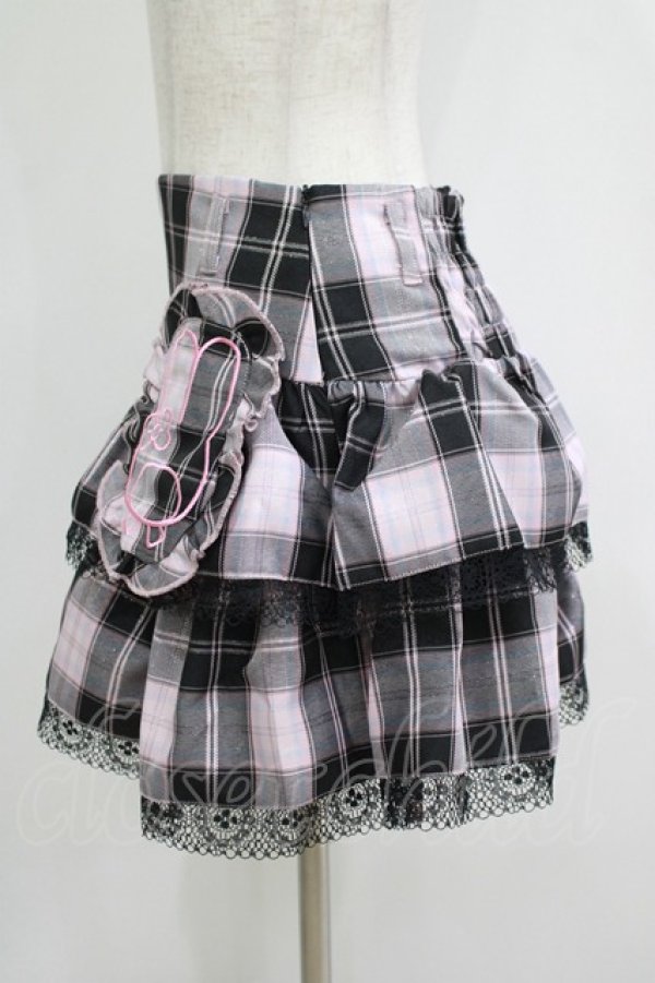 画像2: QOOZA / My Melody mini skirt  ピンク H-25-11-08-039-PU-SK-KB-ZH (2)