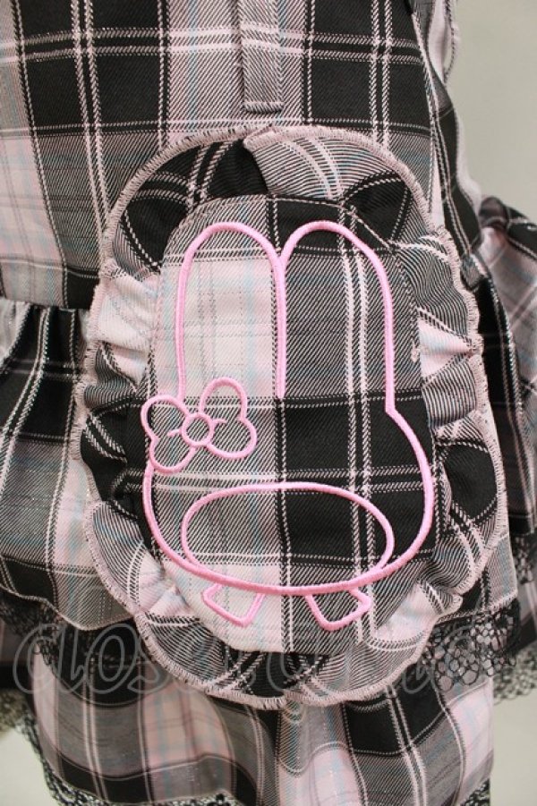 画像4: QOOZA / My Melody mini skirt  ピンク H-25-11-08-040-PU-SK-KB-ZH (4)