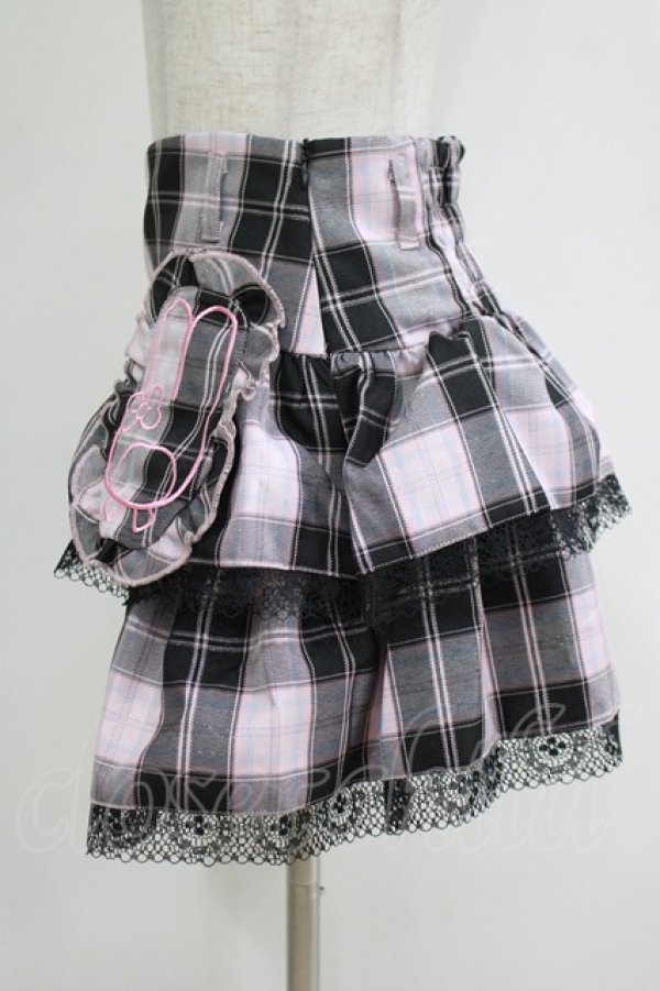 画像2: QOOZA / My Melody mini skirt  ピンク H-25-11-08-041-PU-SK-KB-ZH (2)