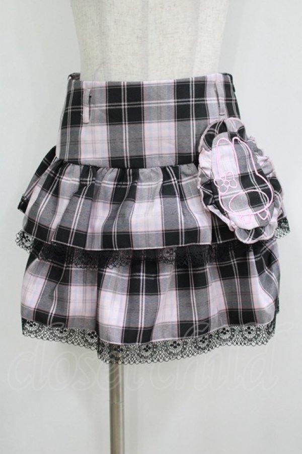 画像1: QOOZA / My Melody mini skirt  ピンク H-25-11-08-042-PU-SK-KB-ZH (1)