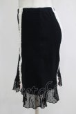画像2: Katie / LOVELY LINGERIE skirt  ブラック H-25-11-08-043-LO-SK-KB-ZH (2)