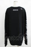 画像4: QOOZA / 東京喰種×QOOZA金木研 ダメージスウェット  ブラック H-25-11-08-045-PU-TO-KB-ZH (4)
