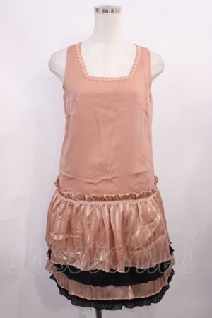 画像: axes femme / ストライプワンピース M ピンク H-25-11-08-1005-AX-OP-NS-ZH