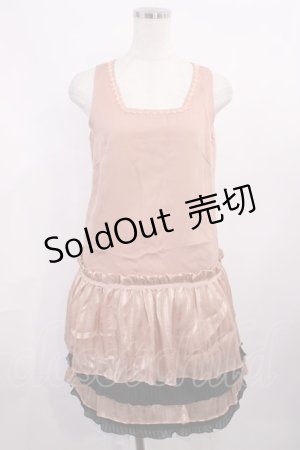 画像: axes femme / ストライプワンピース M ピンク H-25-11-08-1005-AX-OP-NS-ZH