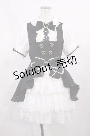 画像: LIZ LISA / スピンドルカシュクールワンピース Free ブラック H-25-11-08-1007-LO-OP-NS-ZH