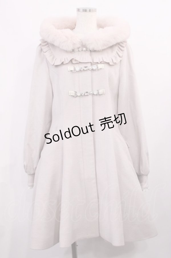 画像1: mellfy memory / Love sweet jewel duffleコート M ピンク H-25-11-08-1008-LO-CO-NS-ZH (1)