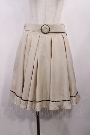 画像: Kurumi Collaboration / フレアマリンアカデミアスカート LL アイボリー H-25-11-08-1009-LO-SK-NS-ZH