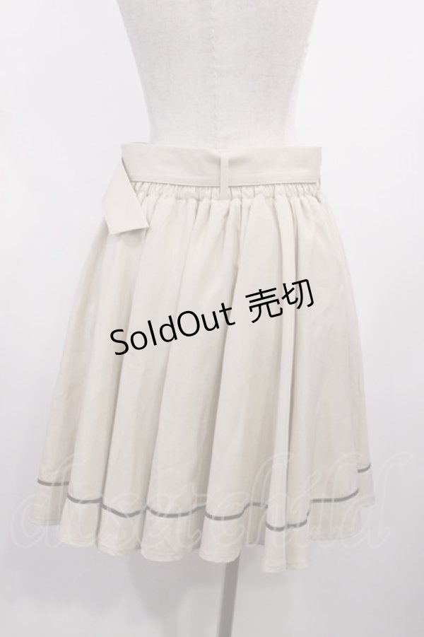 画像2: Kurumi Collaboration / フレアマリンアカデミアスカート LL アイボリー H-25-11-08-1009-LO-SK-NS-ZH (2)