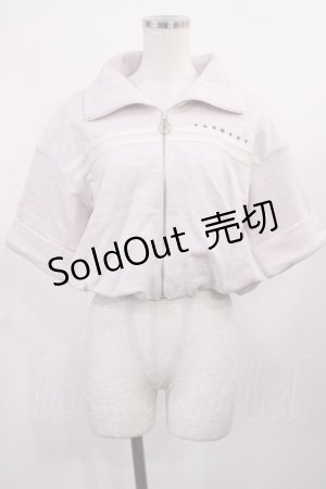 画像: ANDMARY / Ami line zip tops Free ピンク H-25-11-08-1013-LO-TO-NS-ZH