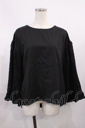画像: axes femme / バルーンスリーブブラウス M ブラック H-25-11-08-1016-AX-BL-NS-ZH