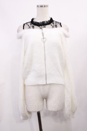 画像: MA*RS / 肩開きシャギーニットトップス Free オフ H-25-11-08-1022-EL-TO-NS-ZH