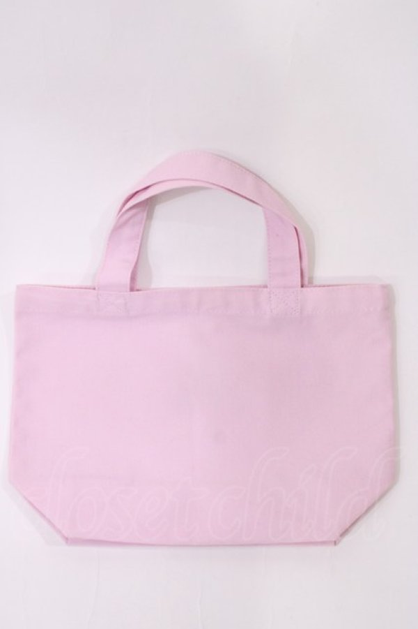 画像2: MAM MAXICIMAM / クロックラビット刺繍プチトートバッグ  ピンク H-25-11-08-1028-LO-BG-NS-ZH (2)