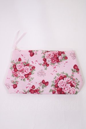 画像: BABY,THE STARS SHINE BRIGHT / シュガーブーケ〜永遠の乙女の憧れ〜柄ポーチ  ピンク H-25-11-08-1029-BA-ZA-NS-ZH