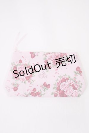 画像: BABY,THE STARS SHINE BRIGHT / シュガーブーケ〜永遠の乙女の憧れ〜柄ポーチ  ピンク H-25-11-08-1029-BA-ZA-NS-ZH