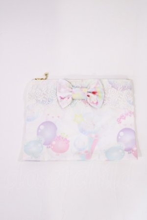 画像: MAM MAXICIMAM / チョコミントくまのコティちゃんとマムリンのシャボン玉ポーチ  オフ H-25-11-08-1030-LO-ZA-NS-ZH