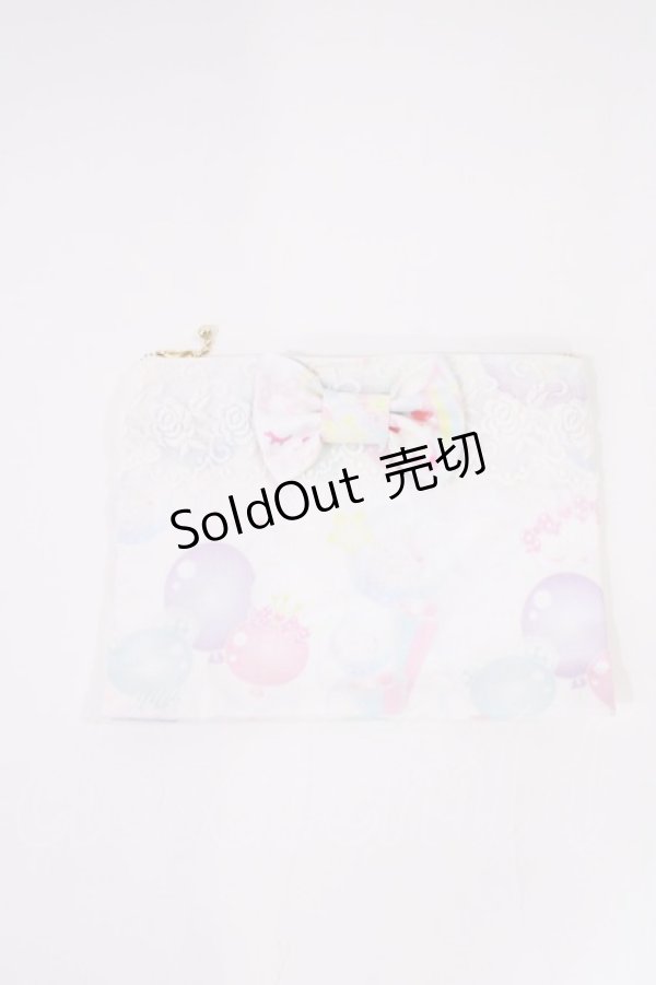 画像1: MAM MAXICIMAM / チョコミントくまのコティちゃんとマムリンのシャボン玉ポーチ  オフ H-25-11-08-1030-LO-ZA-NS-ZH (1)