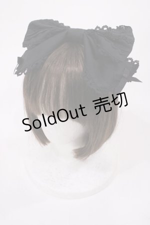 画像: Angelic Pretty / おしゃれプリンセスカチューシャ  ブラック H-25-11-08-1040-AP-AC-NS-ZH