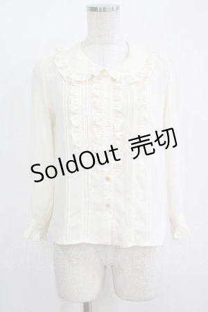 画像: MILK / ガトーフリルブラウス  アイボリー H-25-11-08-057-ML-BL-KB-ZH