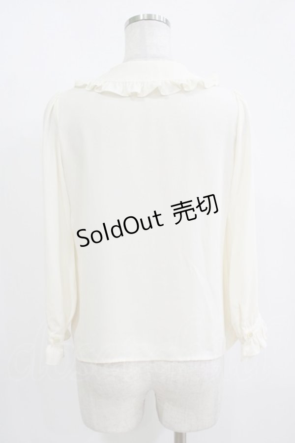 画像3: MILK / ガトーフリルブラウス  アイボリー H-25-11-08-057-ML-BL-KB-ZH (3)