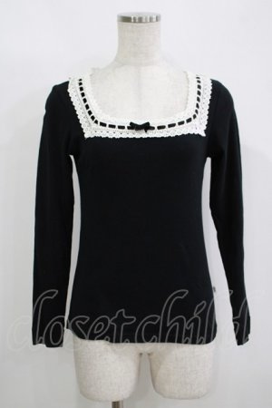 画像: Katie / SUNDAE TREAT long tee  ブラック H-25-11-08-061-LO-TO-KB-ZH