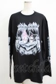 画像1: QOOZA / マイメロディ＆クロミコラボ L/S TEE  ブラック H-25-11-08-064-PU-TO-KB-ZH (1)