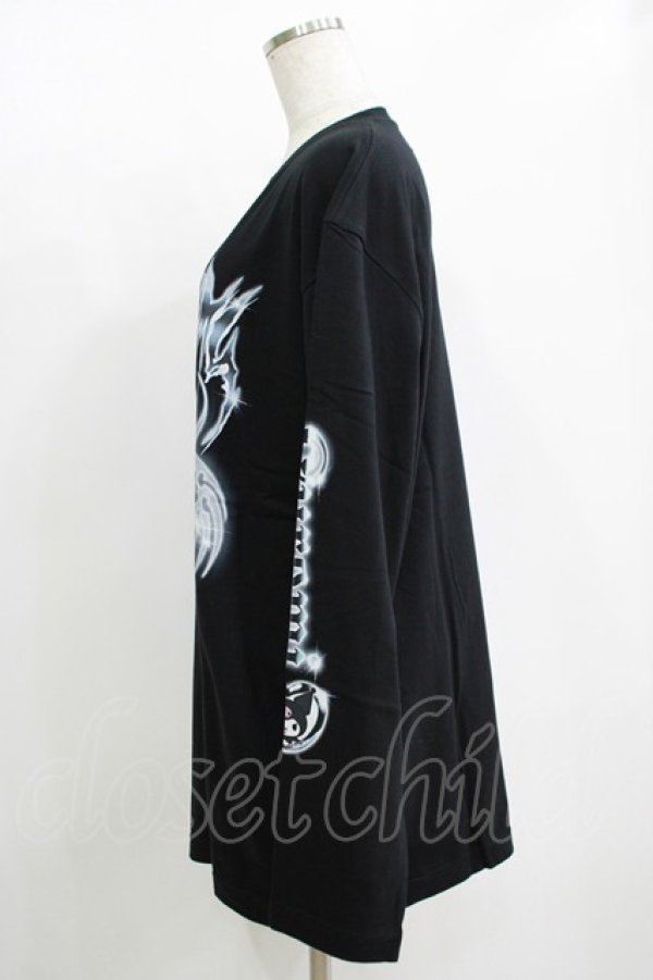 画像2: QOOZA / マイメロディ＆クロミコラボ L/S TEE  ブラック H-25-11-08-065-PU-TO-KB-ZH (2)
