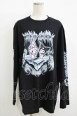 画像1: QOOZA / マイメロディ＆クロミコラボ L/S TEE  ブラック H-25-11-08-069-PU-TO-KB-ZH (1)