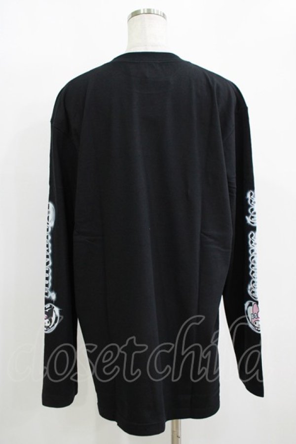 画像3: QOOZA / マイメロディ＆クロミコラボ L/S TEE  ブラック H-25-11-08-069-PU-TO-KB-ZH (3)