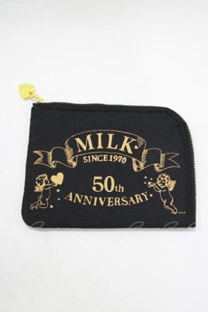 画像: MILK / Angelティッシュポーチ  ブラック H-25-11-08-075-ML-ZA-KB-ZH