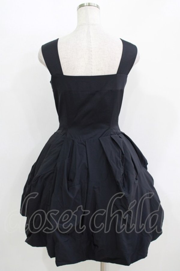 画像3: MILK / バルーンサテンドレス  ブラック H-25-11-08-008-ML-OP-KB-ZH (3)