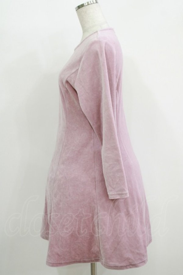 画像2: Katie / DRESS IN VELVET ワンピース S ラベンダー H-25-11-08-009-LO-OP-KB-ZH (2)