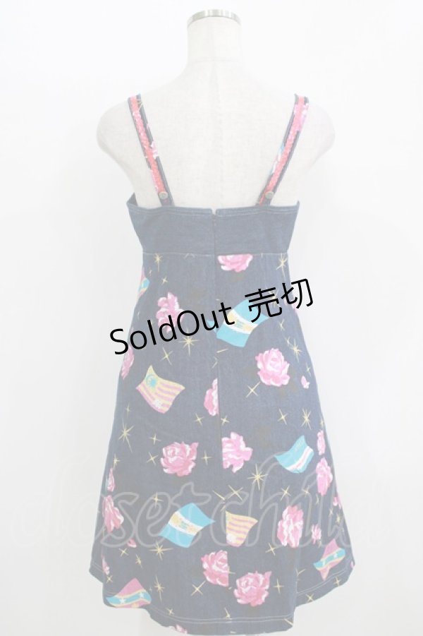 画像3: 【SALE】MILK / プリントデニムキャミワンピース  ブルーデニム H-25-11-08-010-ML-OP-KB-ZT383 (3)