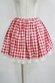 画像1: Katie / AMERICAN PIE panier skirt  レッド H-25-11-08-015-LO-SK-KB-ZT369 (1)
