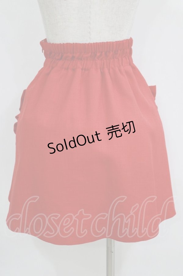 画像3: Katie / CAFE CHIC high waist skirt  レッド H-25-11-08-016-LO-SK-KB-ZH (3)