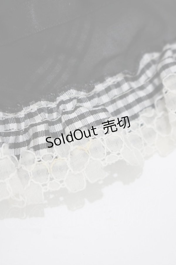 画像5: MILK / 裾フリルノースリーブワンピース  ブラック H-25-11-08-017-ML-OP-KB-ZH (5)